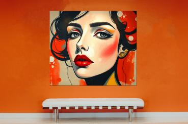 buntes gesicht gemalt malerei  -peggy liebenow_4